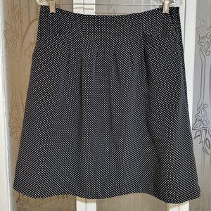 OUTBACK RED Black & White Polka Dot Skirt